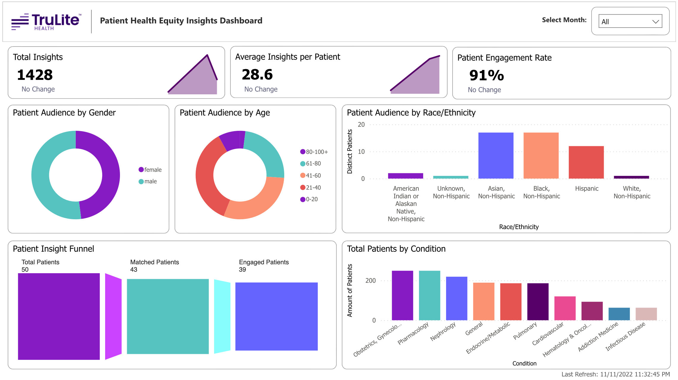 Patient Health Equity Insights Dashboard